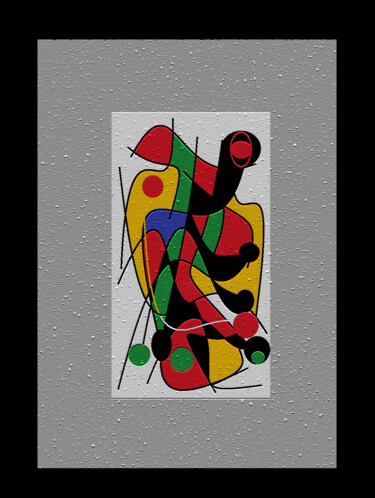 Digitale Kunst mit dem Titel "DESENHO 01" von Antonio Guimaraes, Original-Kunstwerk, Digitaldruck