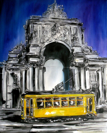 "Lisboa-Portugal - 99" başlıklı Tablo Antonio Guimaraes tarafından, Orijinal sanat, Akrilik