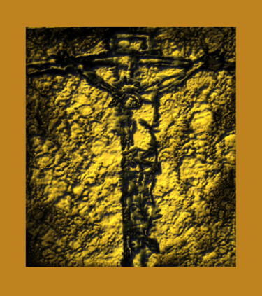Digital Arts titled "Paixão de Cristo 55" by Antonio Guimaraes, Original Artwork, Oil