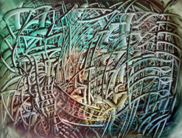 Pintura intitulada "mar revolto" por Antonio Guimaraes, Obras de arte originais, Óleo