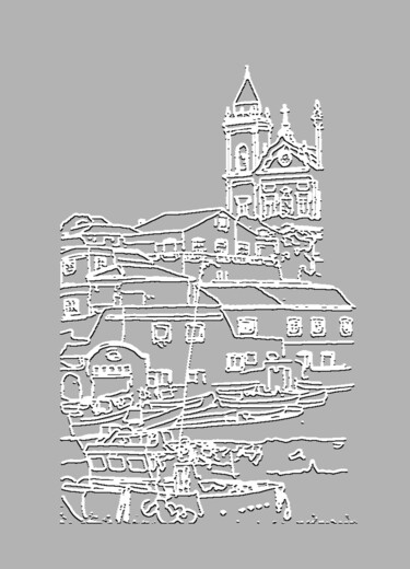 Картина под названием "Açõres-Portugal-02" - Antonio Guimaraes, Подлинное произведение искусства, Акрил