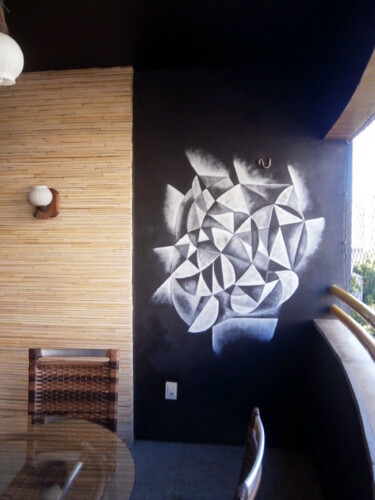 Diseño titulada "Painel em cerâmica…" por Antonio Guimaraes, Obra de arte original, Mueble