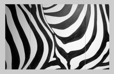 Pintura intitulada "marcas da zebra...." por Antonio Guimaraes, Obras de arte originais, Acrílico
