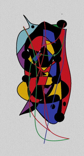 Arts numériques intitulée "Expressionismo---08" par Antonio Guimaraes, Œuvre d'art originale, Travail numérique 2D