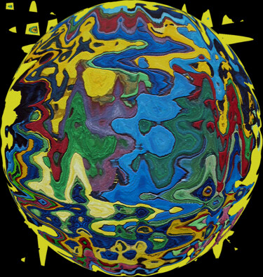 Arte digital titulada "universo--09" por Antonio Guimaraes, Obra de arte original, Foto-montaje