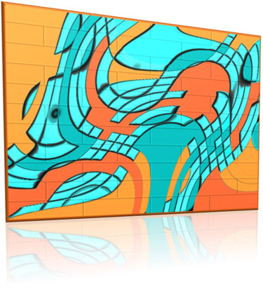 Digitale Kunst mit dem Titel "design painel026" von Antonio Guimaraes, Original-Kunstwerk, Digitale Malerei
