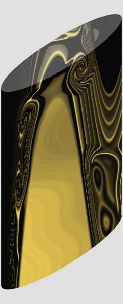 「design ouro//021」というタイトルのデジタルアーツ Antonio Guimaraesによって, オリジナルのアートワーク, 3Dスカルプティング