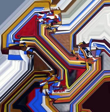 Digitale Kunst mit dem Titel "dat-04" von Antonio Guimaraes, Original-Kunstwerk, 2D digitale Arbeit