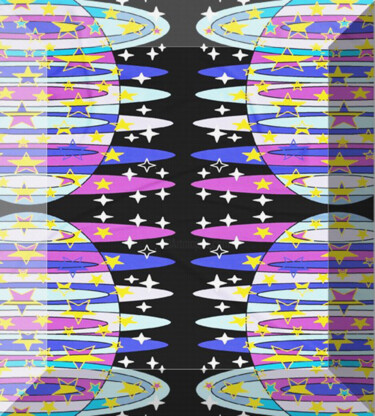 Цифровое искусство под названием "DIGITAL ARTE-textil…" - Antonio Guimaraes, Подлинное произведение искусства, 2D Цифровая Р…