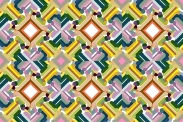 Arte digital titulada "Design Arte Textil…" por Antonio Guimaraes, Obra de arte original, Trabajo Digital 2D