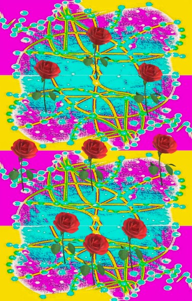 Arte digital titulada "Design Arte Textil…" por Antonio Guimaraes, Obra de arte original, Trabajo Digital 2D