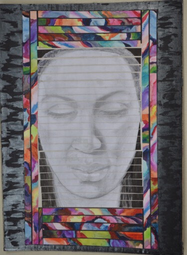Dessin intitulée "Estado meditativo" par Antonio Jaramillo, Œuvre d'art originale, Crayon