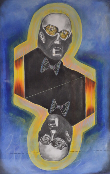 Drawing titled "Empatía" by Antonio Jaramillo, Original Artwork, Pastel Mounted on Wood Panel