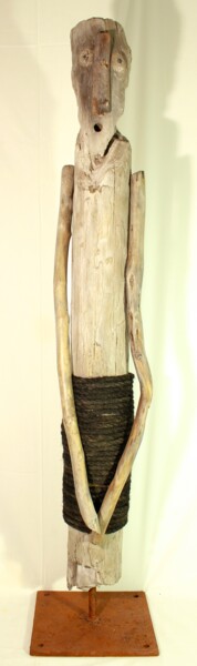 Scultura intitolato "Tato" da Antonio Martinez Ruiz, Opera d'arte originale, Legno