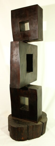 Sculpture titled "Sin titulo nº 6" by Antonio Martinez Ruiz, Original Artwork, Wood