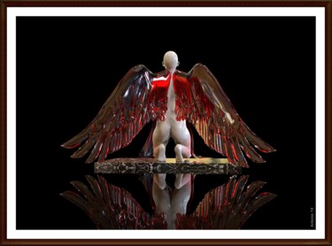 Скульптура под названием "preghiera-004.jpg" - Antonio Rafanelli, Подлинное произведение искусства