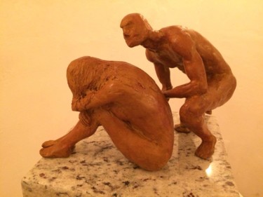 Escultura titulada "timida-2.jpg" por Antonio Rodríguez Medrano, Obra de arte original, Fundición
