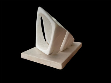 Sculpture intitulée "Piramidal" par Antonio Sanz, Œuvre d'art originale, Pierre