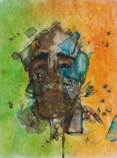 Dessin intitulée "Die  Falle" par Antonio Visciano, Œuvre d'art originale, Pastel