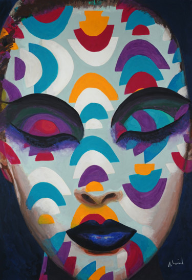 El sueño del color Pintura titulada "El sueño del color" por Antonio Abril, Obra de arte original, Gouache