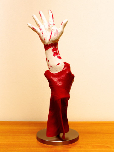 Скульптура под названием "IN NOME DEL MIO EGO" - Antonio Fumagalli, Подлинное произведение искусства, Смола