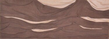 Pittura intitolato "La veste dell’acqua" da Antonio Fumagalli, Opera d'arte originale, Pelle