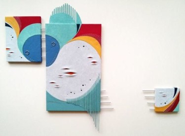 Collages intitolato "Uno sguardo sull'an…" da Antonio Fumagalli, Opera d'arte originale, Collages