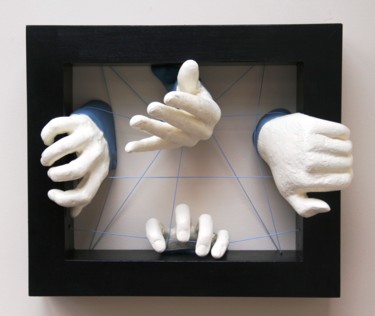 Skulptur mit dem Titel "VERSO LA LIBERTA'" von Antonio Fumagalli, Original-Kunstwerk, Gemischte Medien