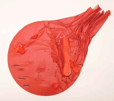 Escultura intitulada "EVOLUZIONE IN ROSSO" por Antonio Fumagalli, Obras de arte originais, Outro