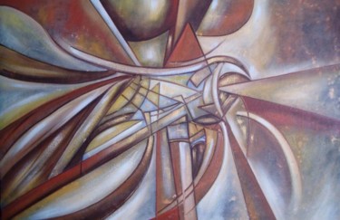 Pintura intitulada "abstracto" por Antonio Guimaraes Santos, Obras de arte originais, Óleo