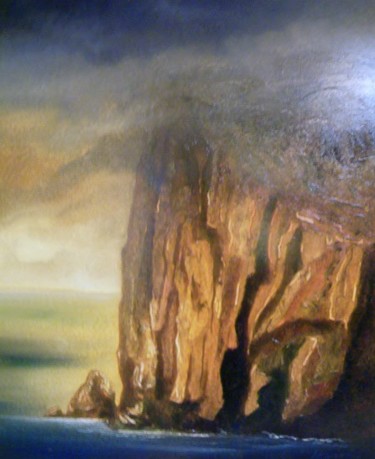 Pintura intitulada "Funchal" por Antonio Guimaraes Santos, Obras de arte originais, Óleo