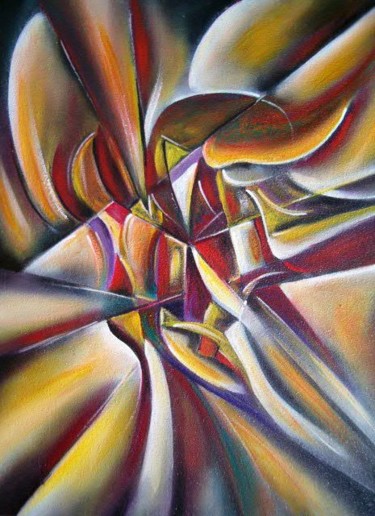 Pintura intitulada "Simetrias" por Antonio Guimaraes Santos, Obras de arte originais, Óleo