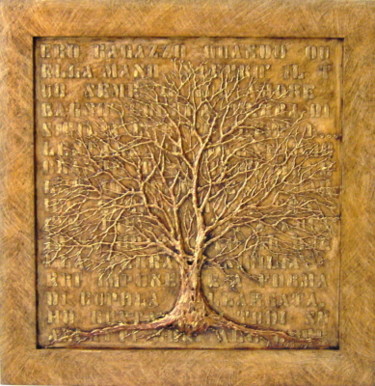 Peinture intitulée "Albero" par Antonio Presti, Œuvre d'art originale, Acrylique