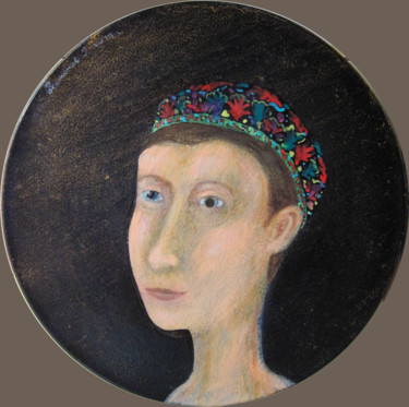 Painting titled "тюбитейка." by Roman Antonov, Original Artwork, Acrylic
