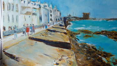 Pintura intitulada "Essaouira Maroc" por Oliver Anton, Obras de arte originais, Óleo