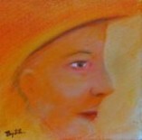 Painting titled "Small profile" by Antoon Diepstraten, Original Artwork, Oil
