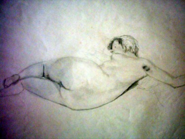 Desenho intitulada "Nude" por Antoon Diepstraten, Obras de arte originais, Outro