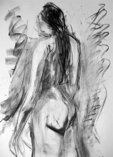 Tekening getiteld "Girl" door Antoon Diepstraten, Origineel Kunstwerk, Anders