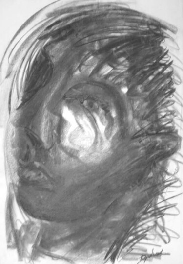 Рисунок под названием "Fast Face" - Antoon Diepstraten, Подлинное произведение искусства, Другой