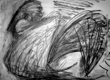 Dessin intitulée "Bird" par Antoon Diepstraten, Œuvre d'art originale, Autre