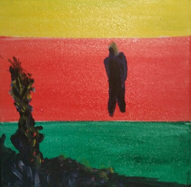 Painting titled "Rode zee" by Antoon Diepstraten, Original Artwork, Acrylic