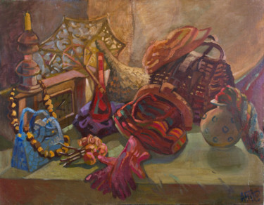 Картина под названием "Память хранит - ста…" - Ekaterina Antropova, Подлинное произведение искусства, Масло