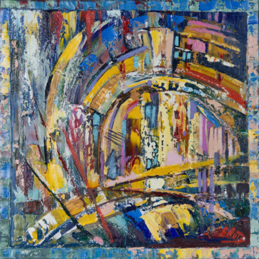 Peinture intitulée "Золотые ворота" par Ekaterina Antropova, Œuvre d'art originale, Huile