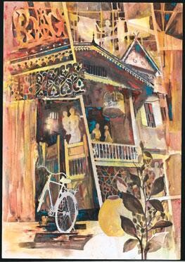 Peinture intitulée "Malacca Series (Wai…" par Anuar Dan, Œuvre d'art originale