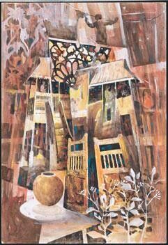 Картина под названием "Kedah  House" - Anuar Dan, Подлинное произведение искусства