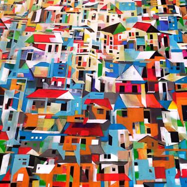 Malarstwo zatytułowany „urban scene Home sw…” autorstwa Anuar Dan, Oryginalna praca, Akryl