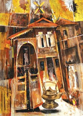Painting titled "MY HOUSE IN TAIPING" by Anuar Dan, Original Artwork