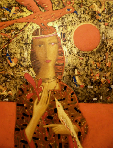 Painting titled "пасха" by Victor Anufriev, Original Artwork