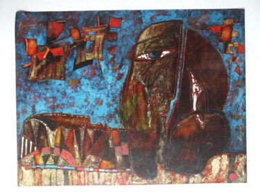Картина под названием "Pieta" - Victor Anufriev, Подлинное произведение искусства