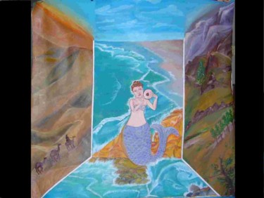 Painting titled "rhythms of nature" by Saumya Anuj, Original Artwork, Other
